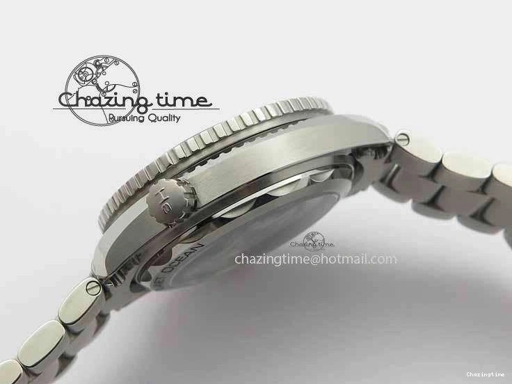 0308 Planet Ocean 2016 43.5mm SS OM 1:1 Best Edition Black Dial On SS Bracelet A Cozy 8162